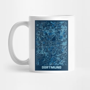 Dortmund - Germany Peace City Map Mug